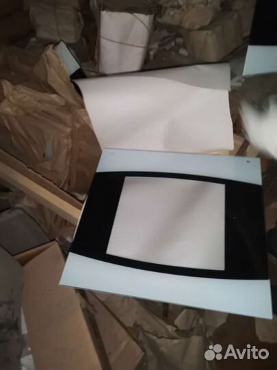 Коленые стекла от плит