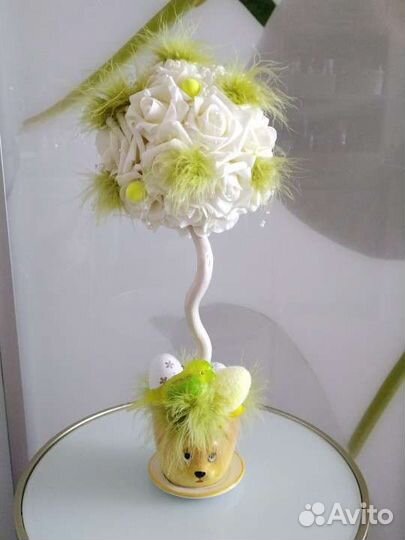 Пасхальный декор топиарий