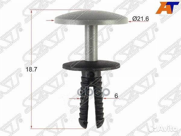 Клипса отделки двери VAG (1 шт.) stm11291 Sat
