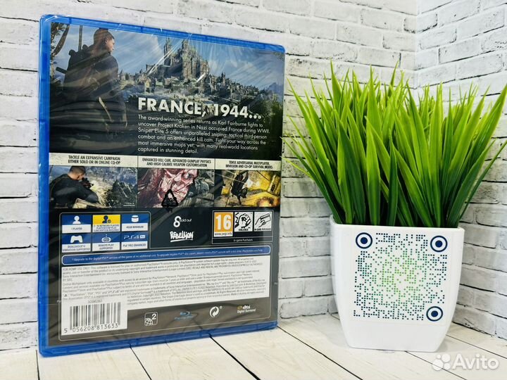 Sniper Elite 5 PS4 (Новый диск)