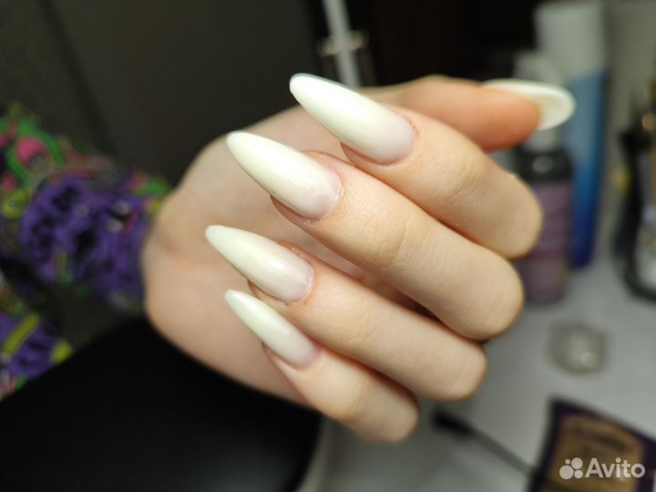 Маникюр, наращивание модели