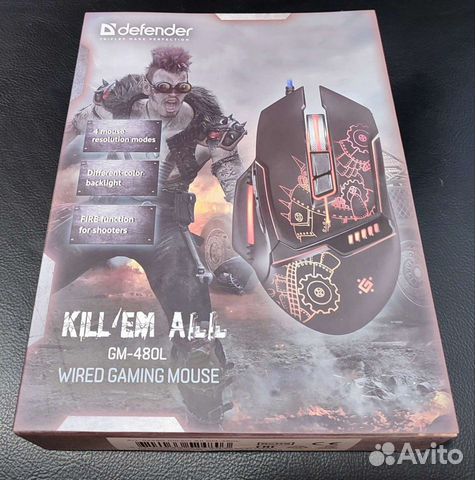 Игровая мышь Defender Kill'em All GM-480L