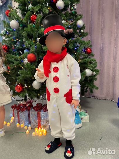Костюм снеговичок