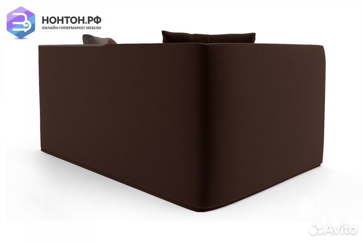 Диван откидной Ассоль коричневый