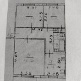 3-к. квартира, 54,2 м², 1/5 эт.