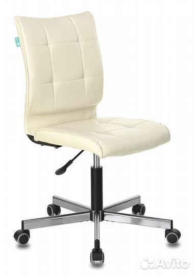 Компьютерное кресло без подлокотников велюр, кожа