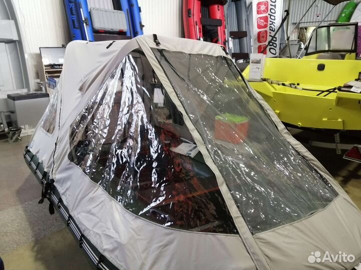 Ходовой тент на лодку пвх