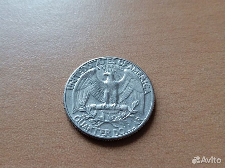 Монета quarter dollar 1971