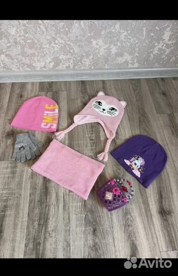 Комплект шапка, шарф