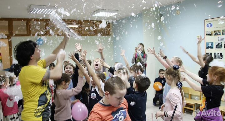 Шоу мыльных пузырей