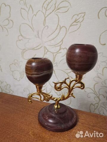 Подсвечник из оникса