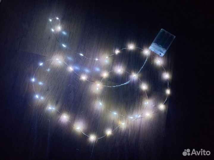 Гирлянда холодный цвет 1,5 - 2 метра