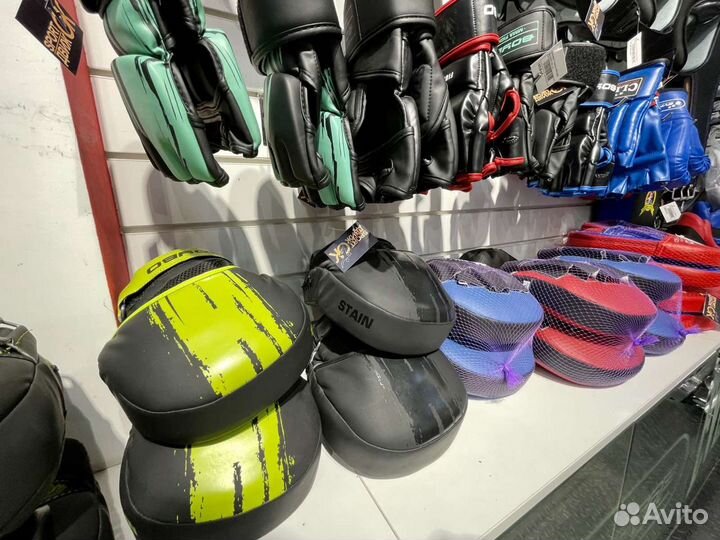 Перчатки MMA BoyBo Stain BGM311Flex голубой XL