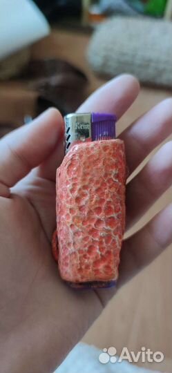 Глиняный чехол для зажигалки