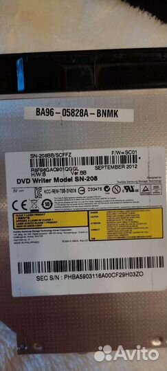 Ноутбук Samsung np300e5x-A06RU на разбор