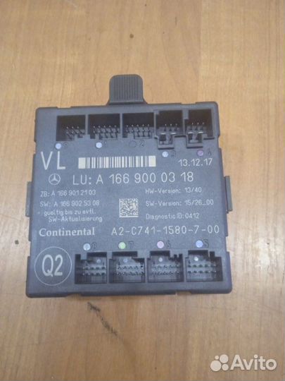 Блок управления двери (комфорта) передний левый