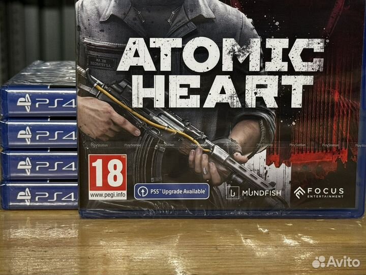 Диск Atomic Heart PS4 (Новый)