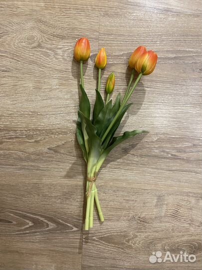 Тюльпаны искусственные латексные