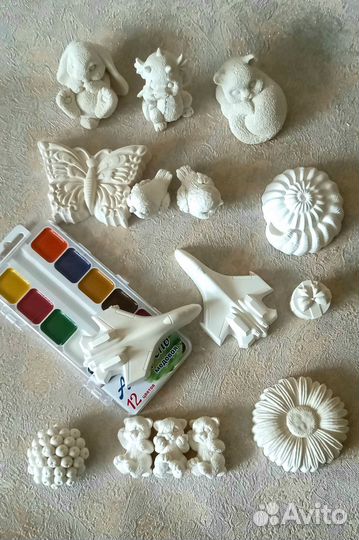 Гипсовые фигурки для раскрашивания