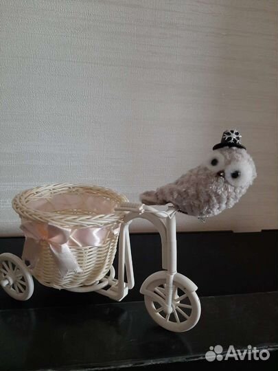 Декоративная подставка в виде велосипеда