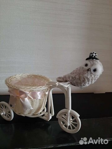 Декоративная подставка в виде велосипеда