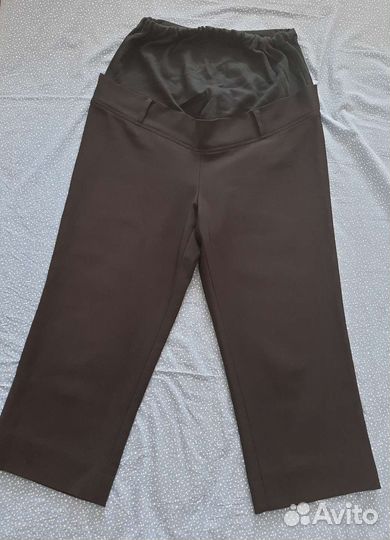Брюки укороченные (бриджи) для беременных р.46-48