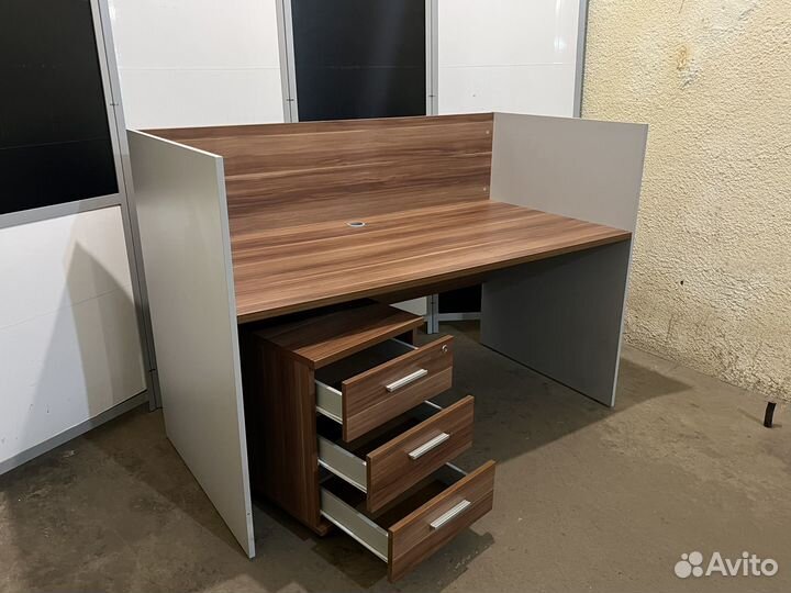 Стол с перегородками 160х82х115, бу