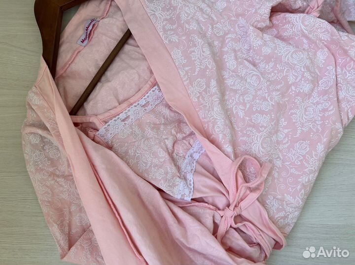 Халат и сорочка для беременных и кормящих