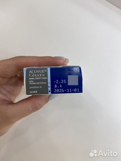 Линзы acuvue oasys
