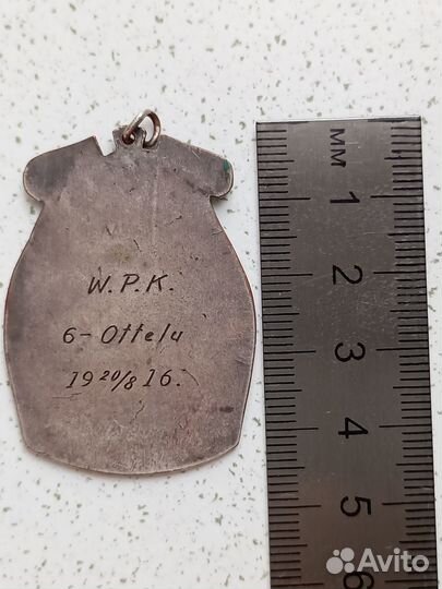 Жетон подвеска, Германия 1916 год