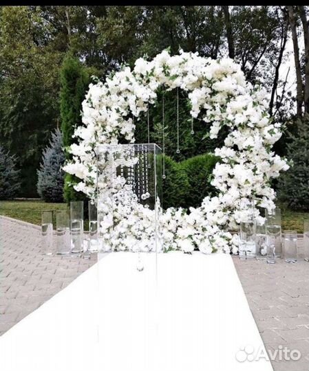 Свадебное оформление, флористика