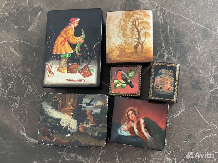 Шкатулки Федоскино, Палех СССР