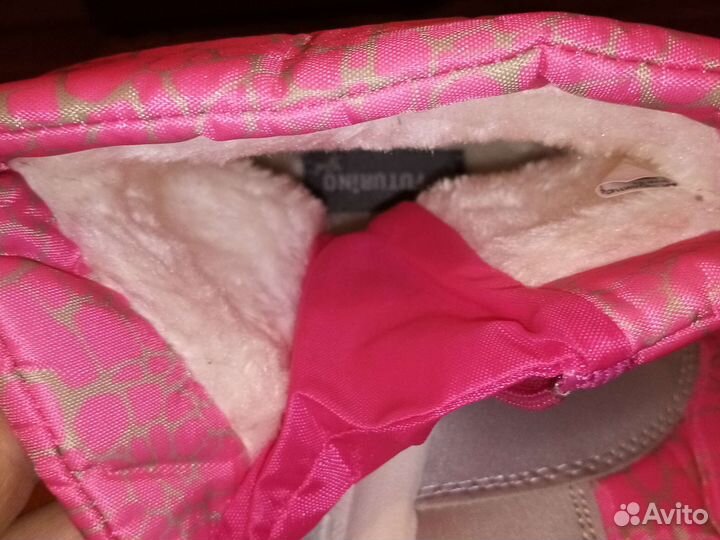 Сапоги дутики для девочки двойняшек