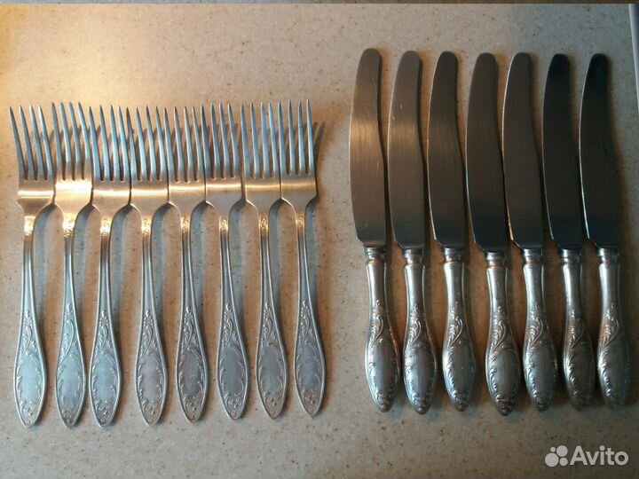 Набор ножи вилки 