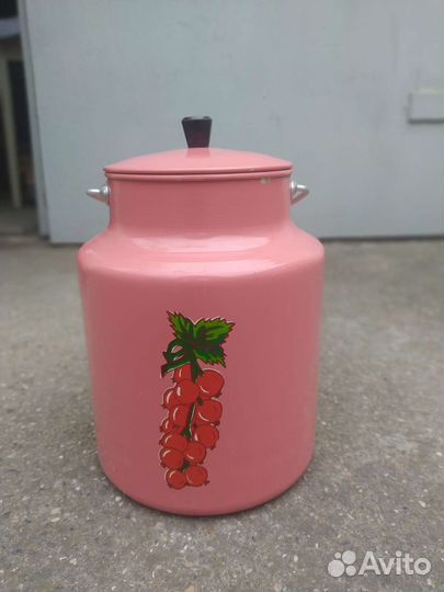 Бидон алюминиевый 6,5 литров, новый