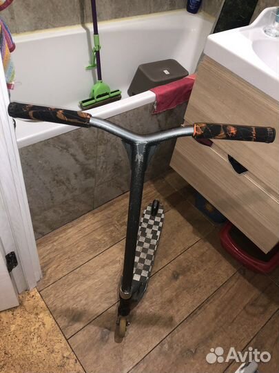 Трюковой самокат кастом парк