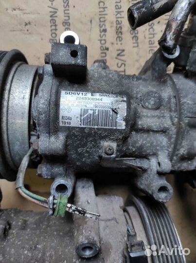 Компрессор кондиционера на Renault