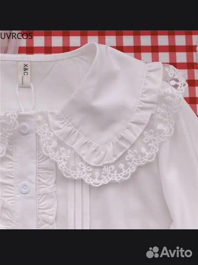 Блузка Лолита белая