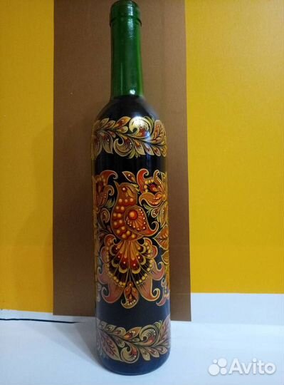 Роспись на бутылках