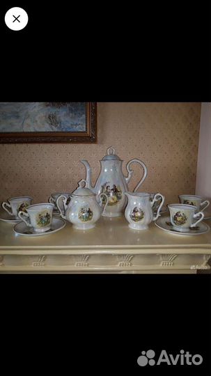 Кофейный сервиз Мадонна, новый