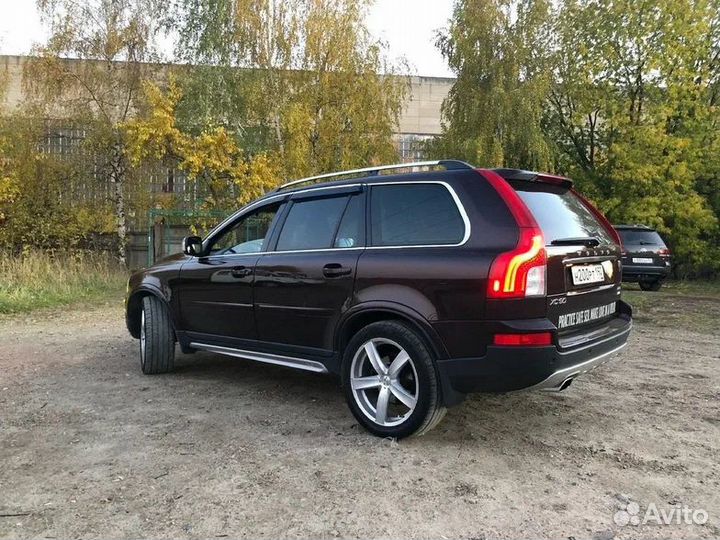 Накладки на пороги TUV Volvo XC90