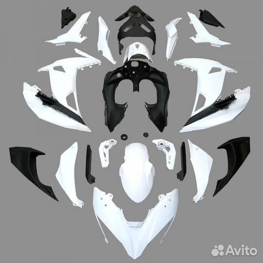 Комплект пластика мото Kawasaki Ninja ER6F EX650