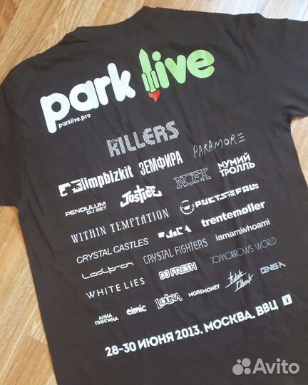 Футболка Park Live 2013 Оригинал S/M