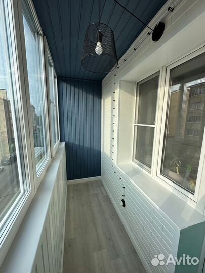 Остекление, обшивка балконов под ключ