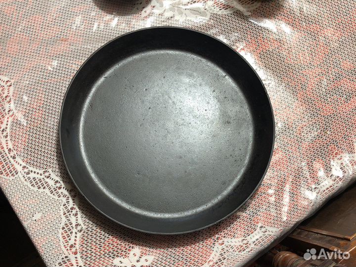 Сковорода старинная чугунная Куса
