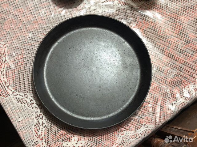 Сковорода старинная чугунная Куса