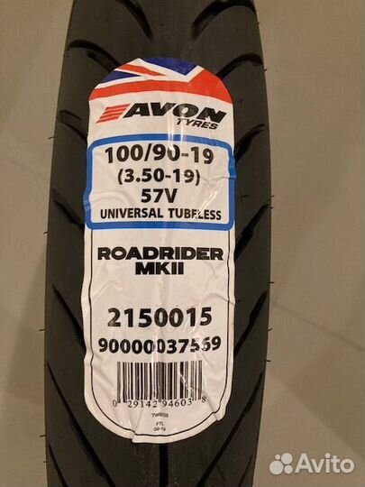 Мотошина 100 90 19 Avon Roadrider