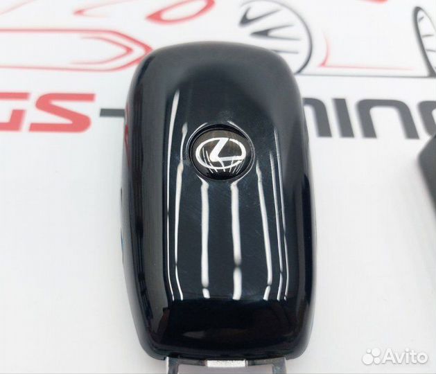 Смарт ключ Лексус стиль Мерседес серебристый