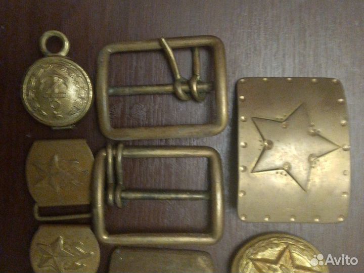 Бляхи от ремня СССР 9шт