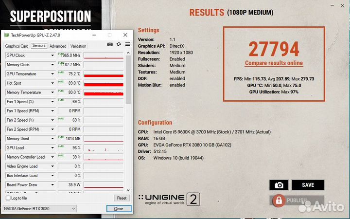 Evga GeForce RTX 3080 FTW3 ultra gaming 10GB